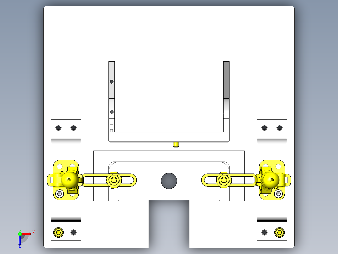 开关耐久试验夹具俯视图