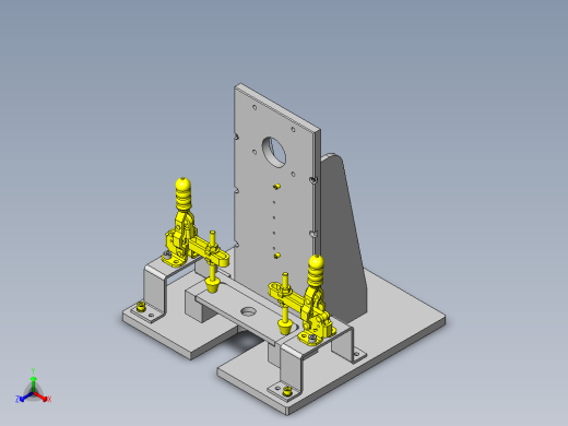 开关耐久试验夹具正等轴测缩略图