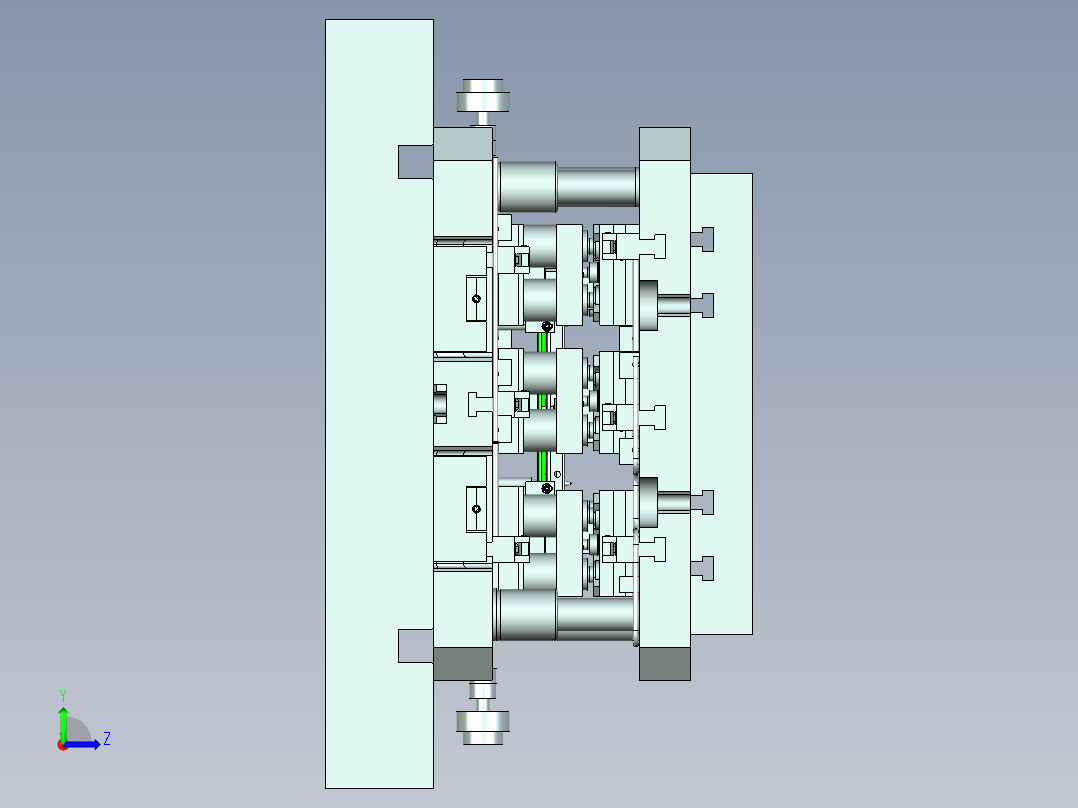 压装夹具附STP格式左视图