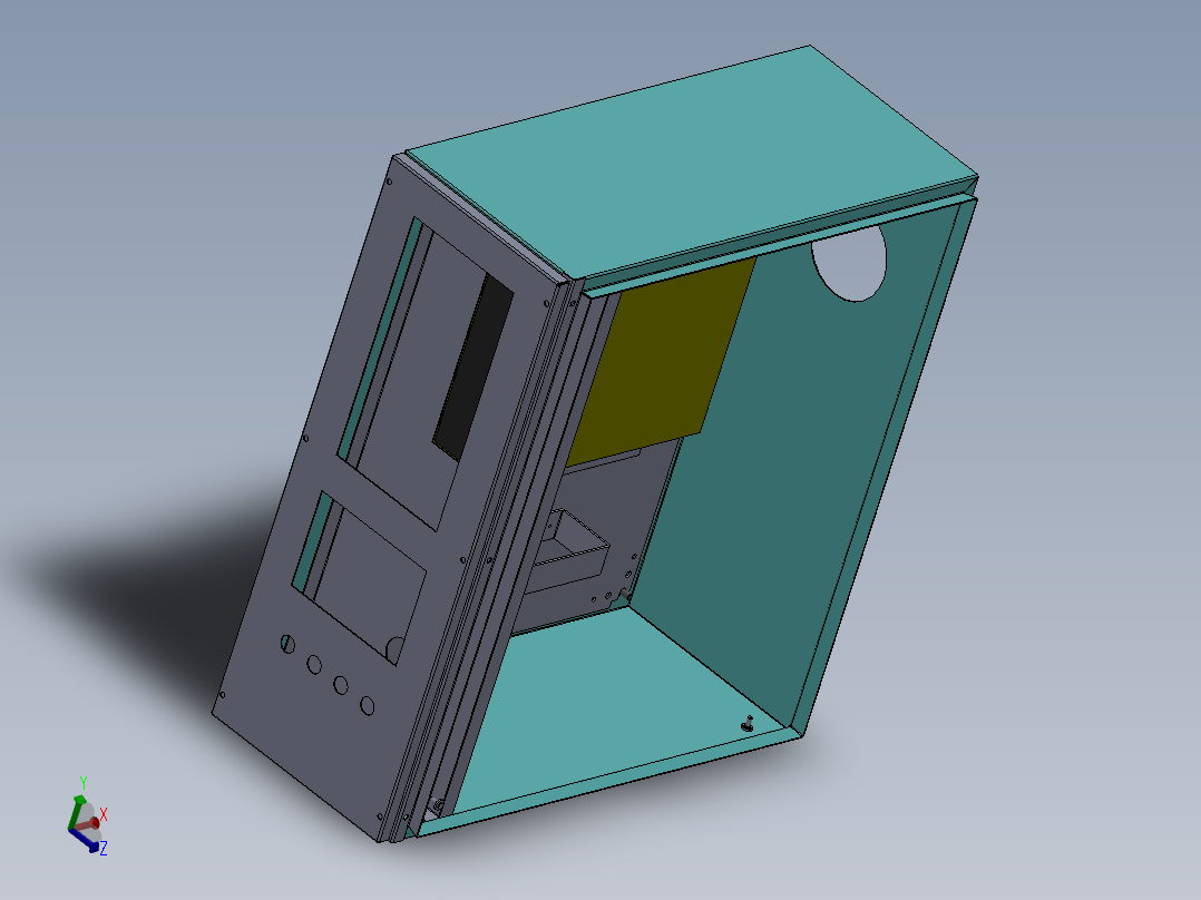 已生产机柜焊机设备（sw16可编辑+工程图+BOM）