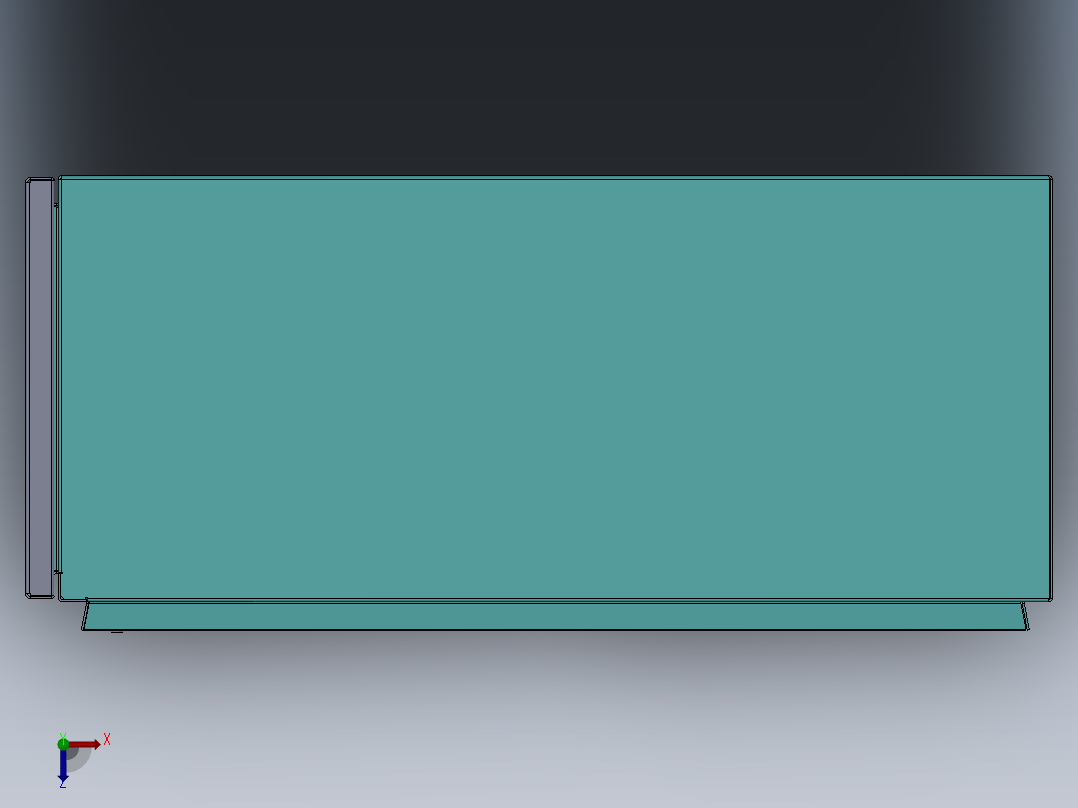 已生产机柜焊机设备（sw16可编辑+工程图+BOM）俯视图