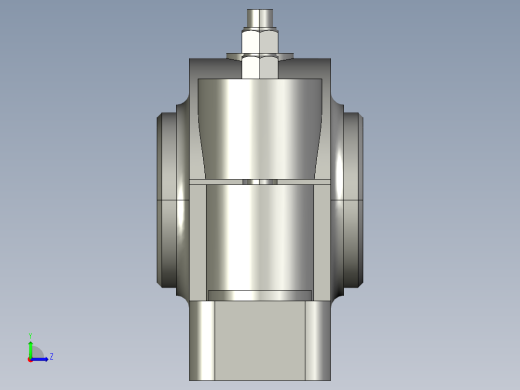 正滑动轴承左视缩略图
