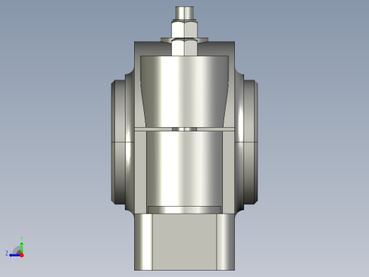 正滑动轴承右视缩略图