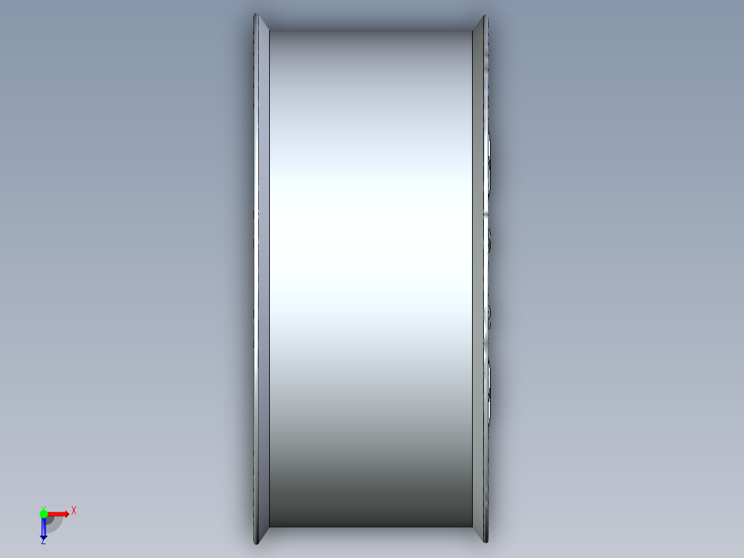 solidworks 汽车轮胎的轮辋俯视图