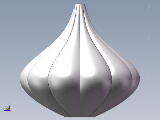 大蒜模型右视缩略图