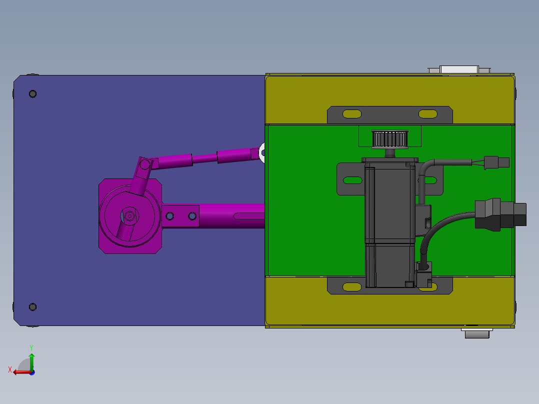 凸轮机械移栽手3D数模图纸 Solidworks设计 附STP后视图