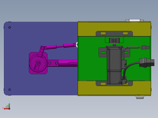 凸轮机械移栽手3D数模图纸 Solidworks设计 附STP后视缩略图