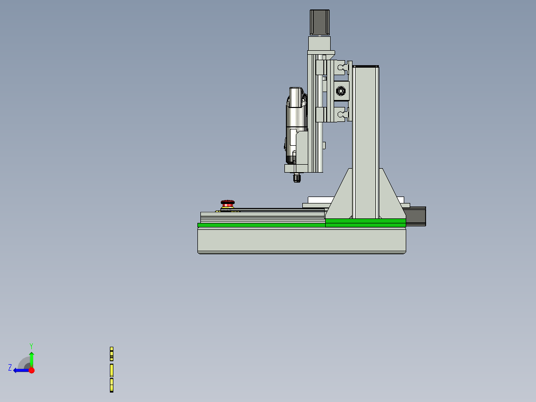 A8_桌面型三轴数控铣床SW2013右视图