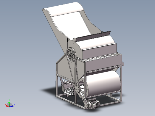 全喂入式花生摘果机的设计