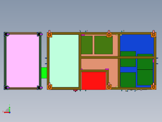 汽车保险丝盒子自动装配装置后视缩略图