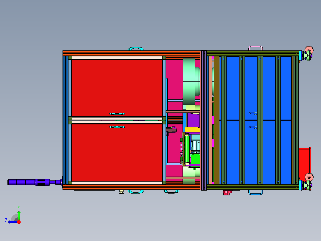汽车保险丝盒子自动装配装置右视图