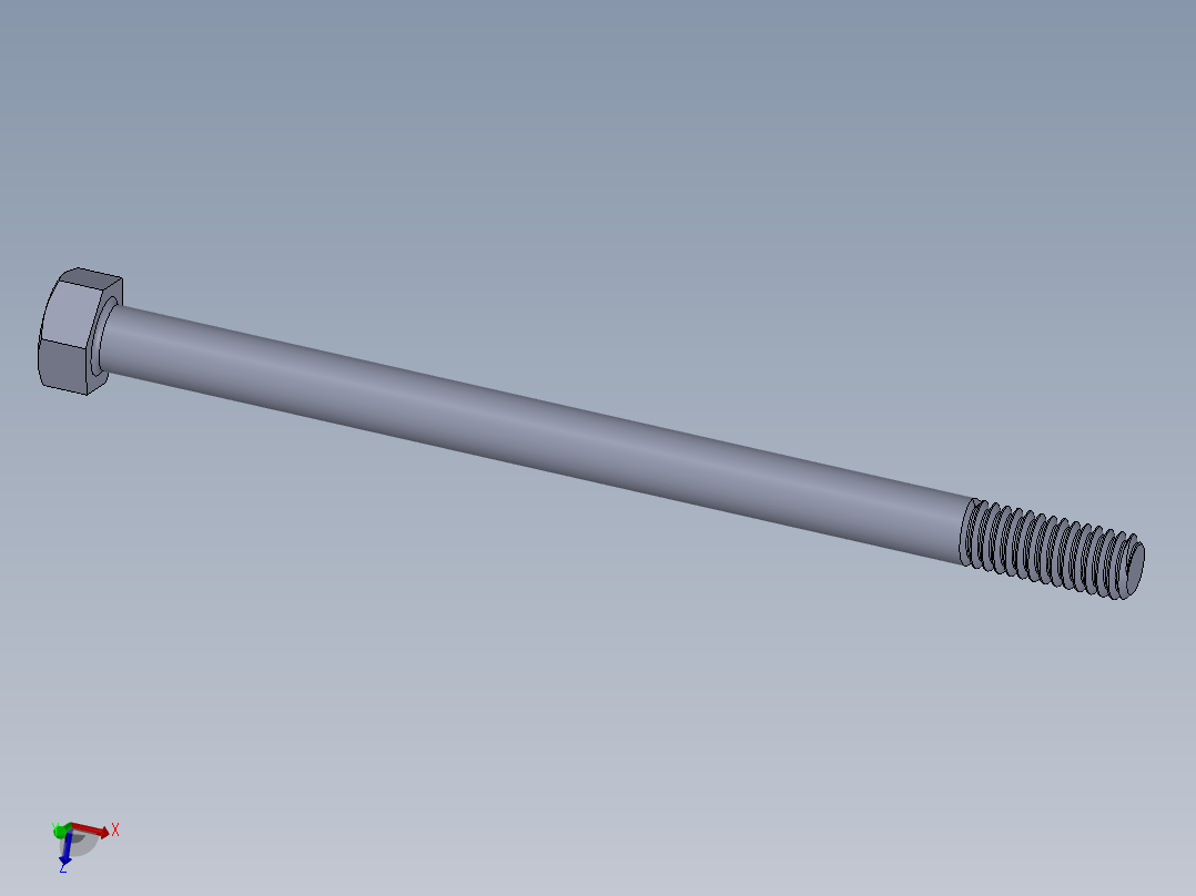 UNC 六角螺栓-Hex Bolt 0.3125-18 x 5.SLDPRT