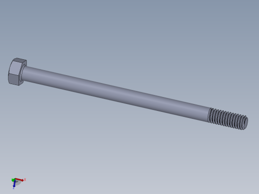 UNC 六角螺栓-Hex Bolt 0.3125-18 x 5.SLDPRT