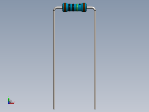 电容器 二极管 电阻器-Resistor 10M Ohm Blue前视缩略图