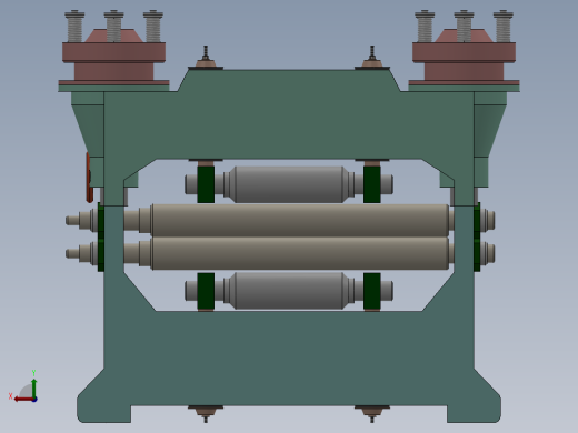 板料矫直机设计【三维SolidWorks】后视缩略图