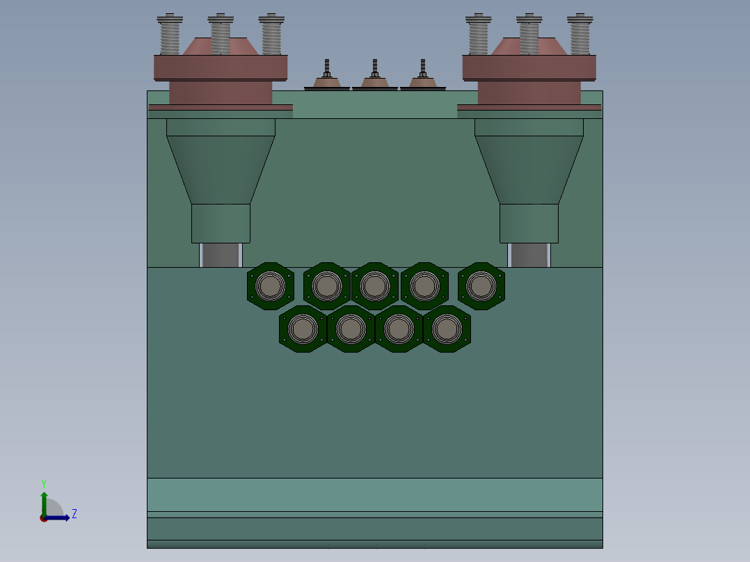 板料矫直机设计【三维SolidWorks】左视图