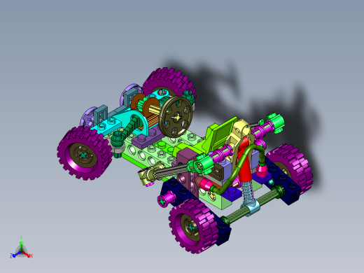 跑跑卡丁车小汽车模型