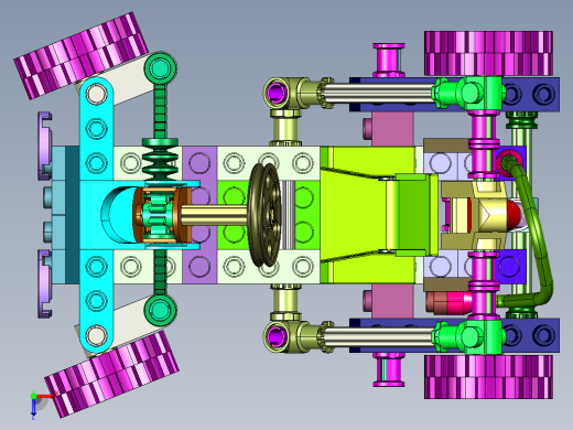跑跑卡丁车小汽车模型俯视缩略图