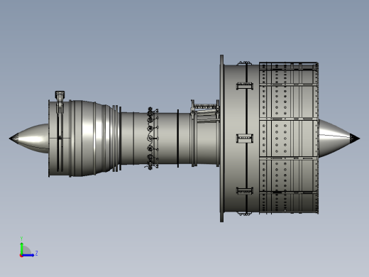 航空发动机左视缩略图