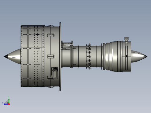 航空发动机右视缩略图