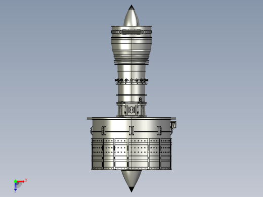 航空发动机俯视缩略图