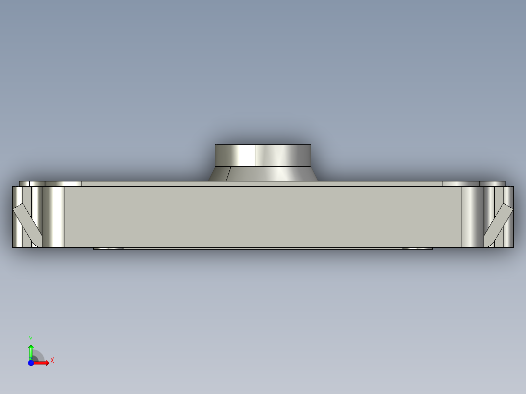 13.4㎜ x 2.9㎜ SMD轻触开关前视图