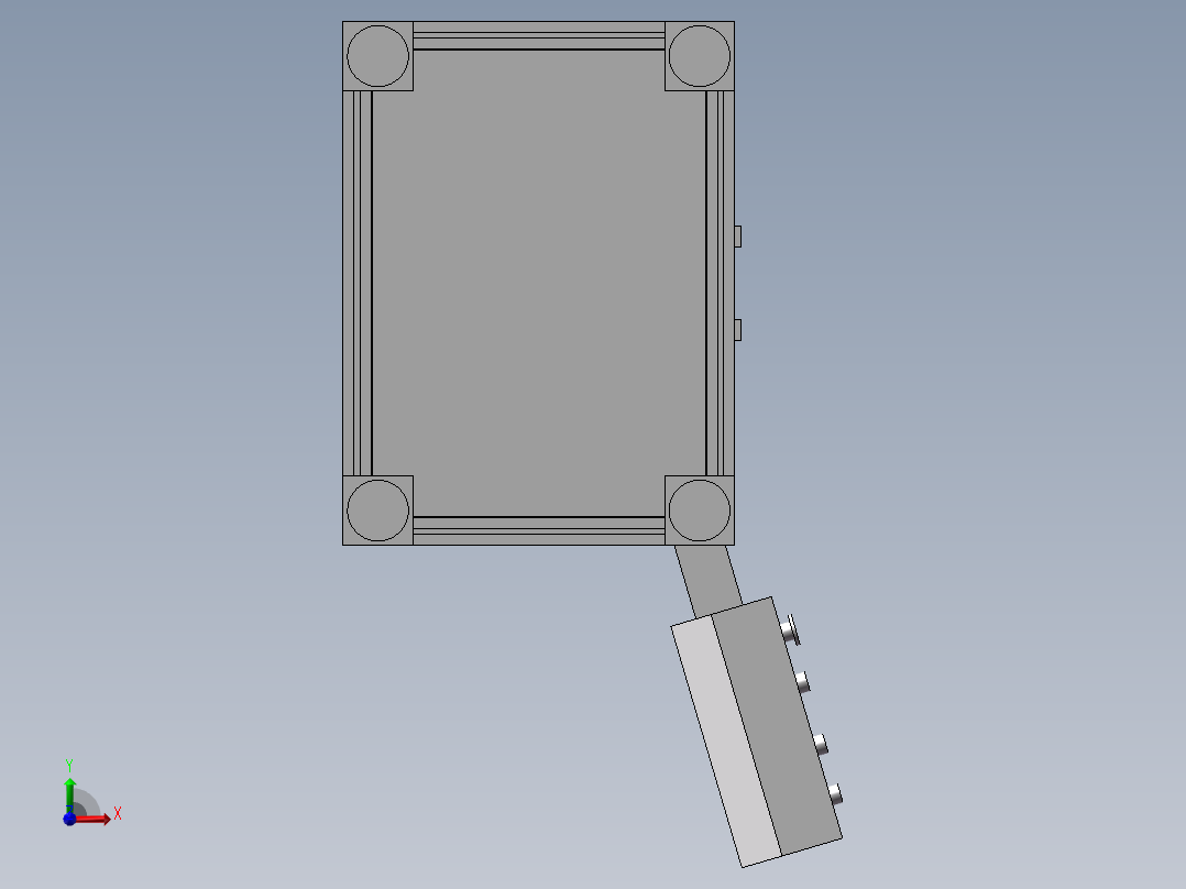 三轴涂胶机前视图
