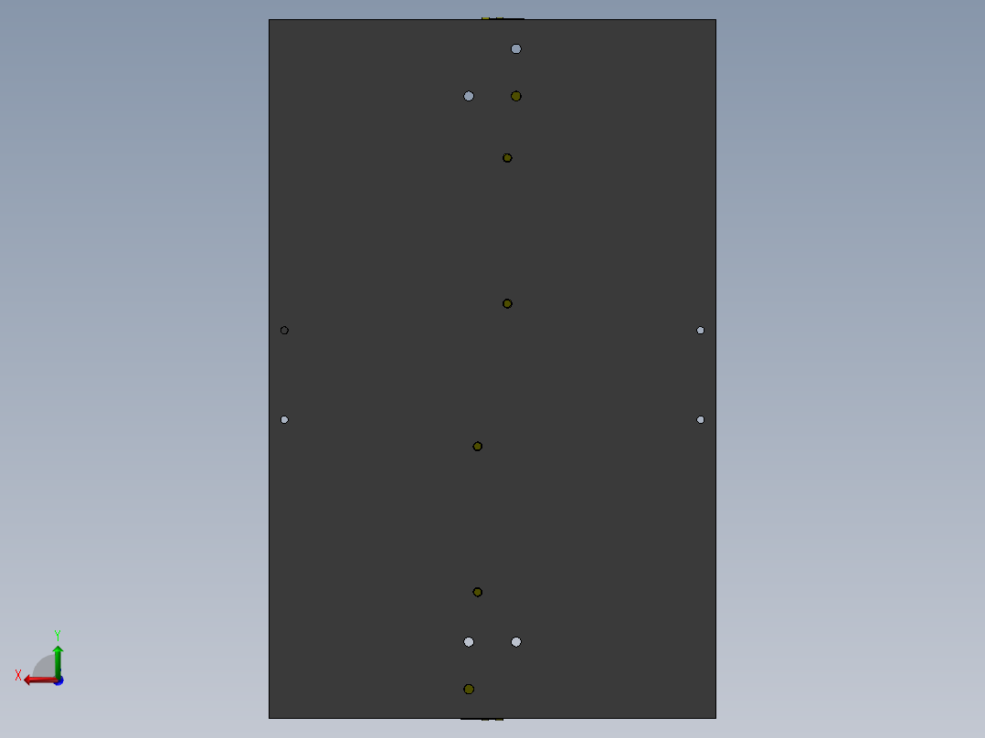 可抵消工件尺寸误差的焊接夹具后视图