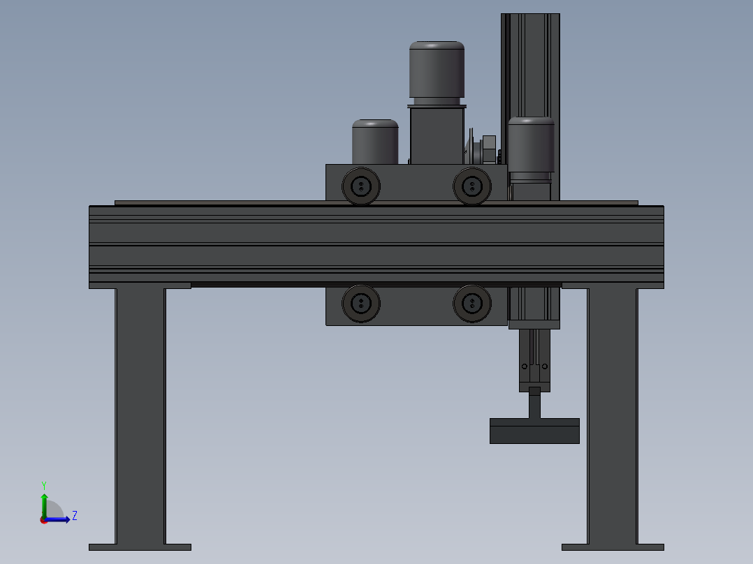层叠式自动捡砖机设计(1)左视图