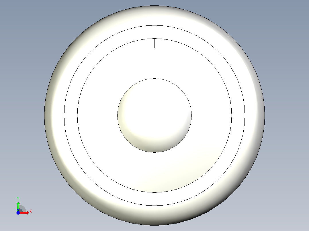 萬向滾珠54-3D多系列多零件图纸模型前视图