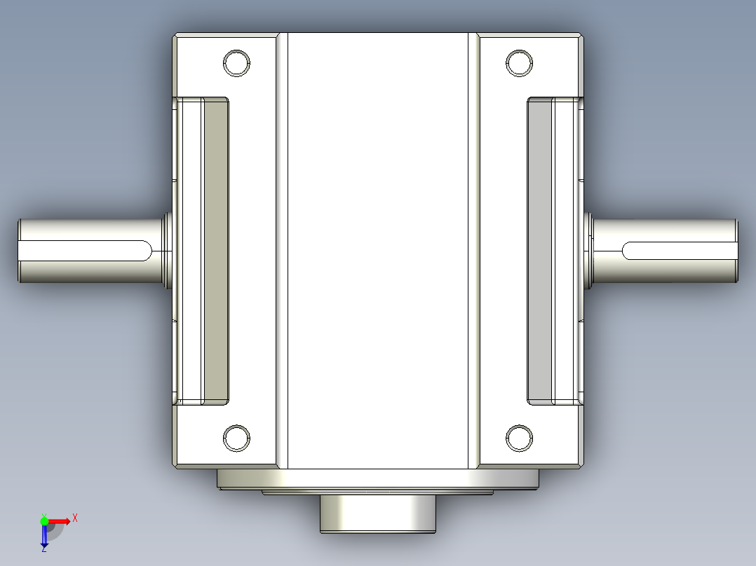 分割器标准型二维三维图(2023.10-11整理)俯视图