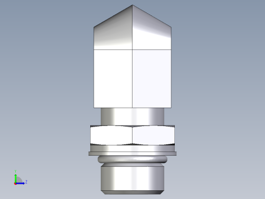 卡套式工业通用硬管接头EO_Adjustable_Locknut_elbow_WEE15LMOROMDCF左视缩略图