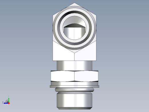 卡套式工业通用硬管接头EO_Adjustable_Locknut_elbow_WEE15LMOROMDCF右视缩略图