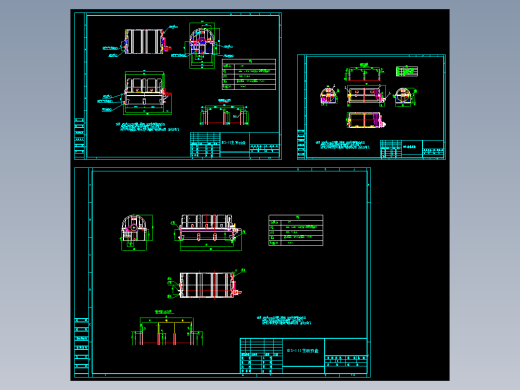 不同规格中水回用生物转盘图纸1011059