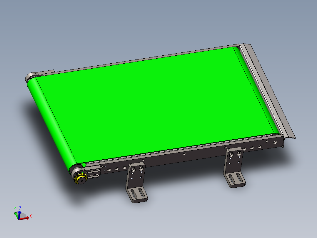 齿轮传送皮带机模型