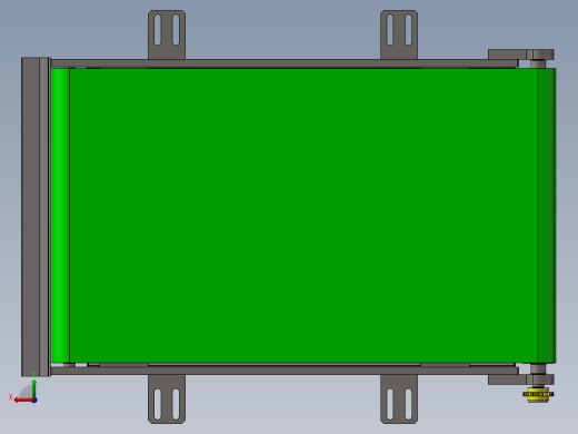 齿轮传送皮带机模型后视缩略图
