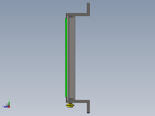 齿轮传送皮带机模型右视缩略图