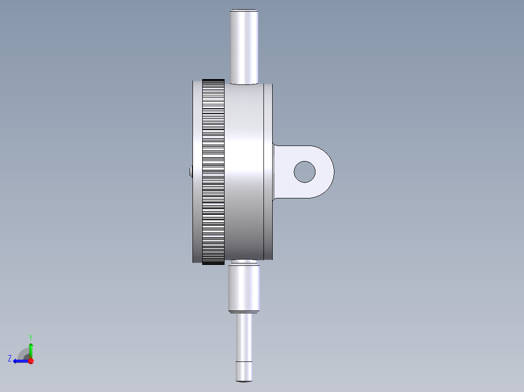 百分表模型-756605右视图