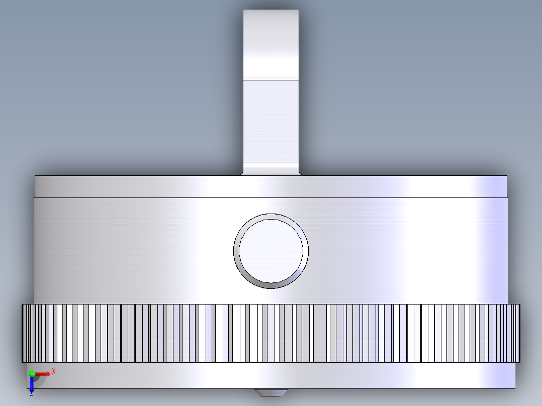 百分表模型-756605俯视图