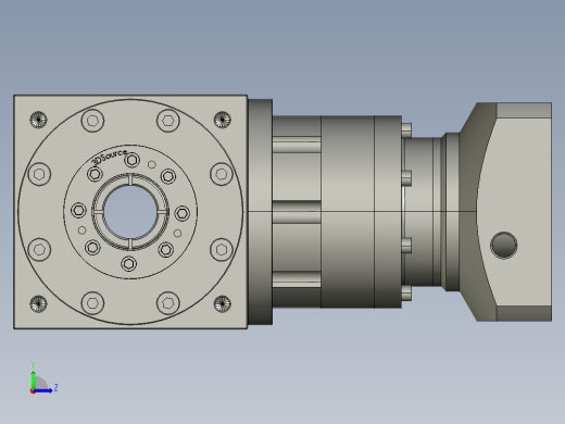 HZT140FC-L3-(A)-S2-P2-(S-58-110-M8-145)左视缩略图