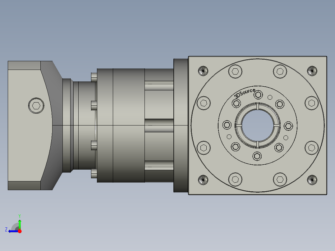 HZT140FC-L3-(A)-S2-P2-(S-58-110-M8-145)右视图