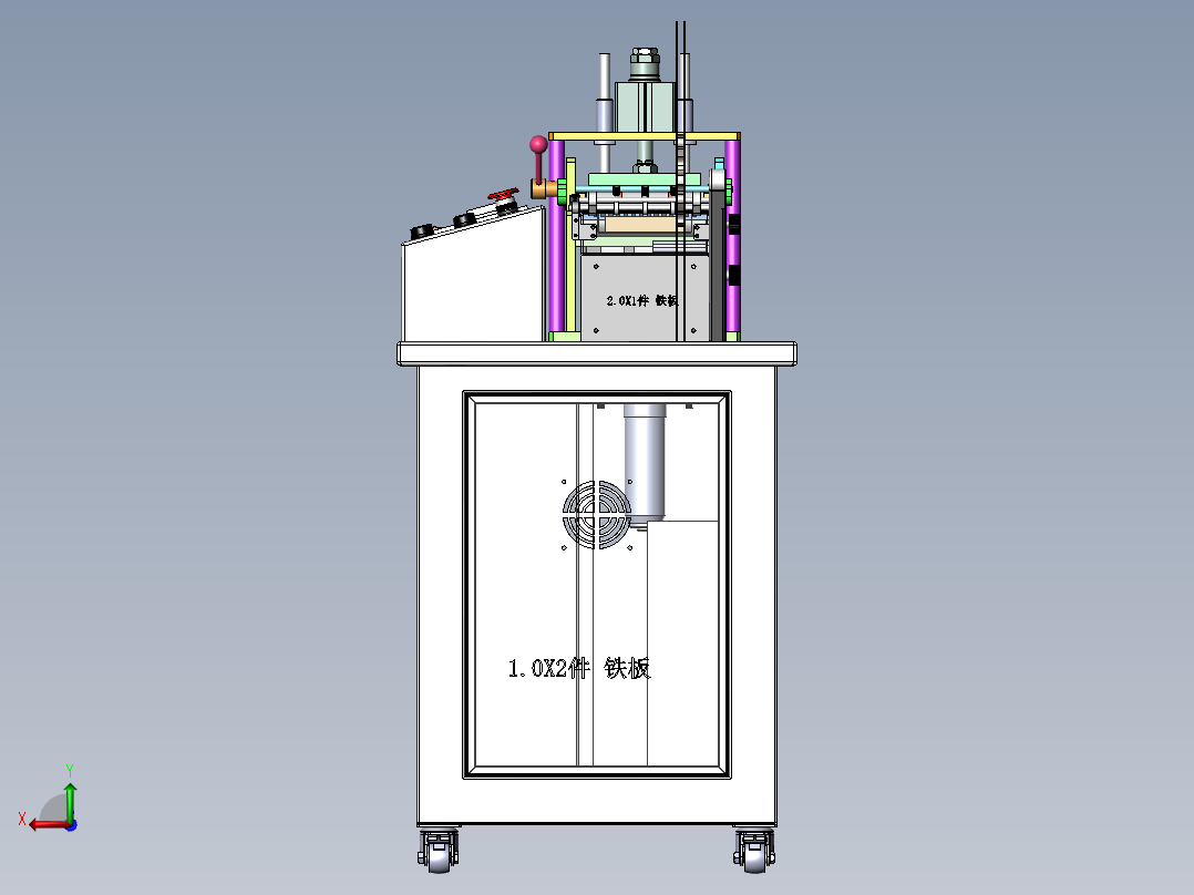 编织带自动裁断机sw18可编辑后视图