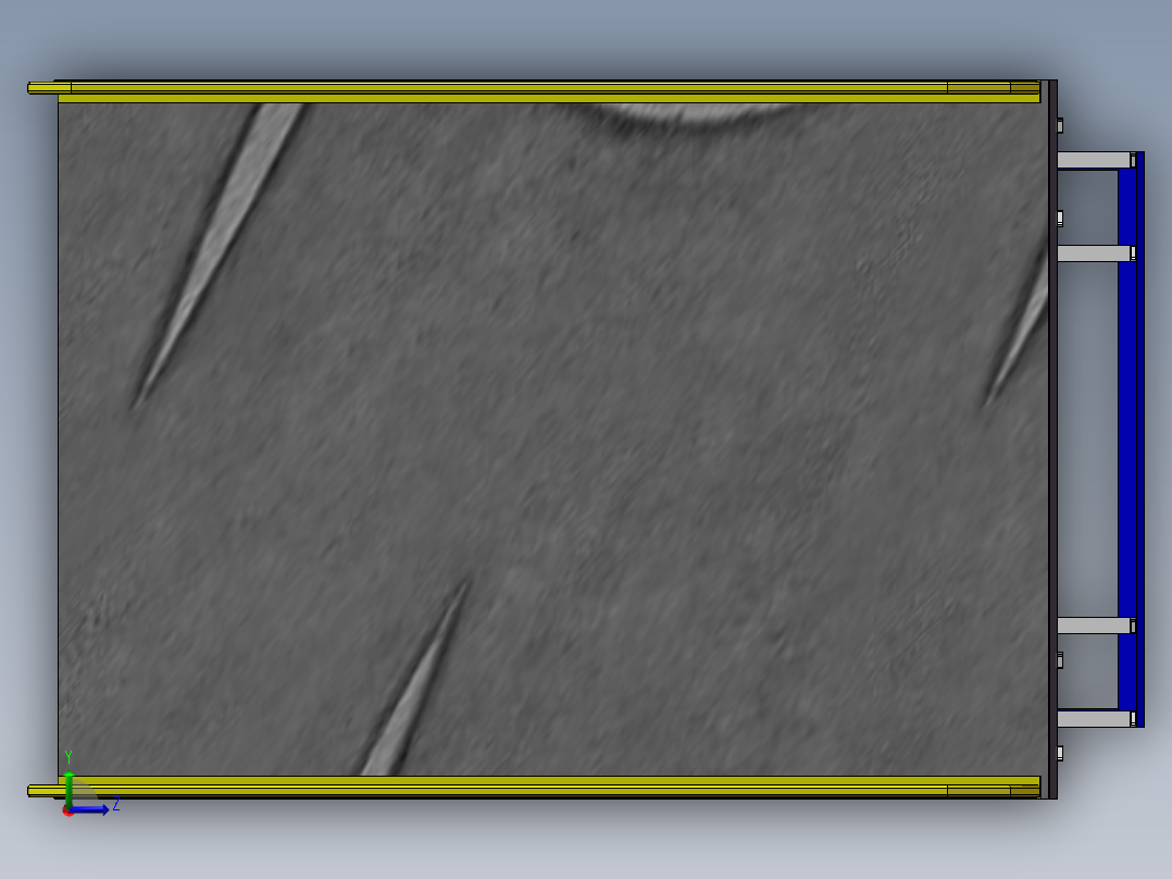 单叉固定机sw12可编辑左视图