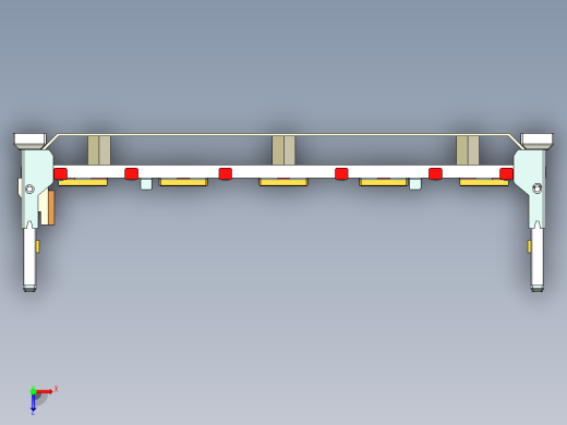 金属叉板俯视缩略图