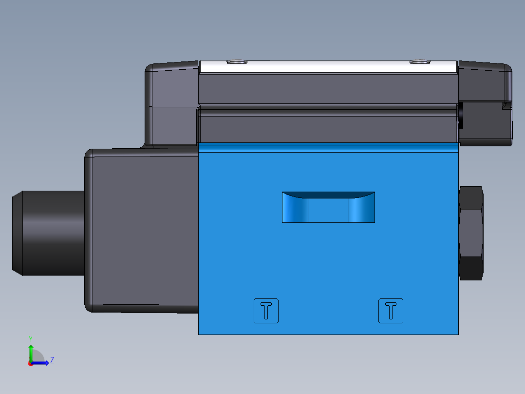 Continental Hydraulics-VSD05M-1x-GB-60L液压元件左视图