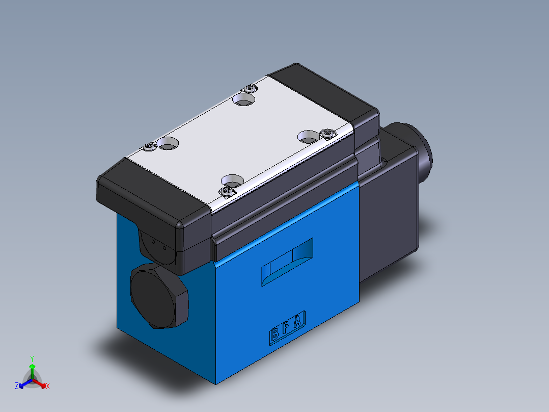 Continental Hydraulics-VSD05M-1x-GB-60L液压元件正等轴测图
