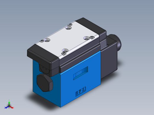 Continental Hydraulics-VSD05M-1x-GB-60L液压元件正等轴测缩略图