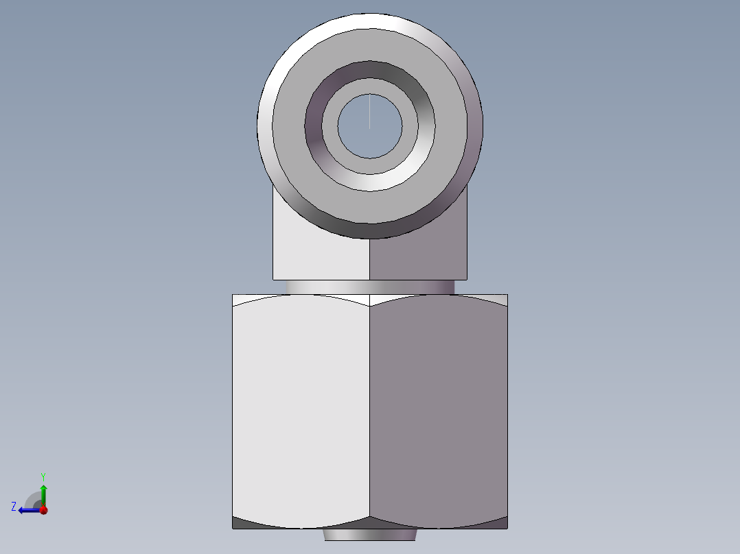 BC+BD 三通组合接头、BD-14右视图
