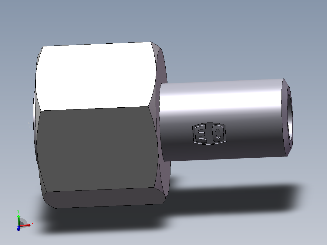 90度焊接接头、SKA10X2-主视图