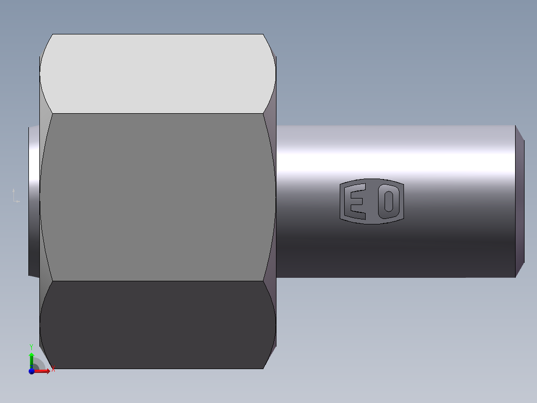 90度焊接接头、SKA10X2-前视图